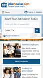 Mobile Screenshot of jobsindallas.com